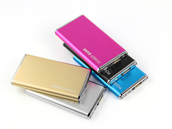 Power Bank 5600mAh Portable Metal Case Li-Polymer External Battery Charger Powerbank For All Phones - FREE SHIPPING - Parenting Survival Gear