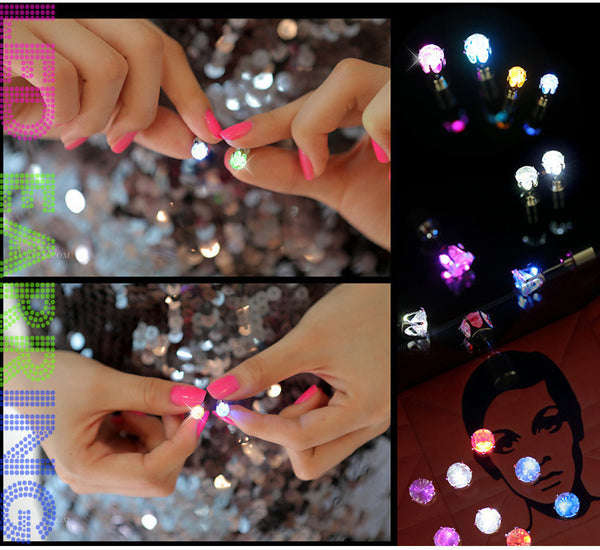 Stainless Steel LED Studs Earrings - FREE SHIPPING - Parenting Survival Gear