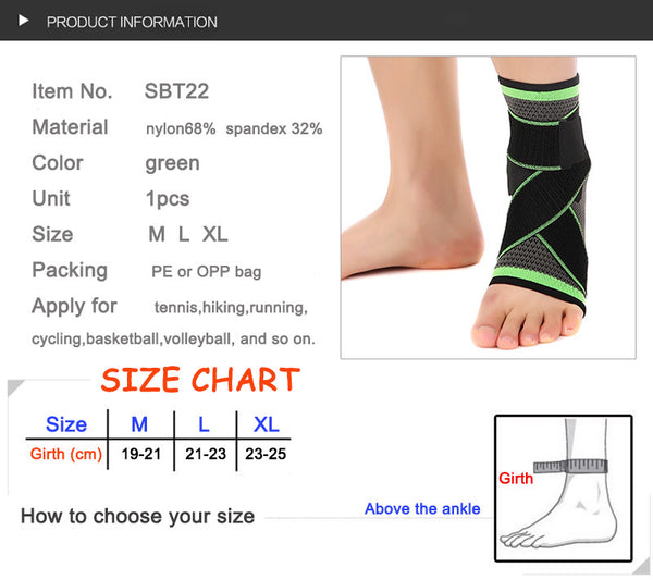 3D Weaving Strap Ankle Support - FREE SHIPPING - Parenting Survival Gear